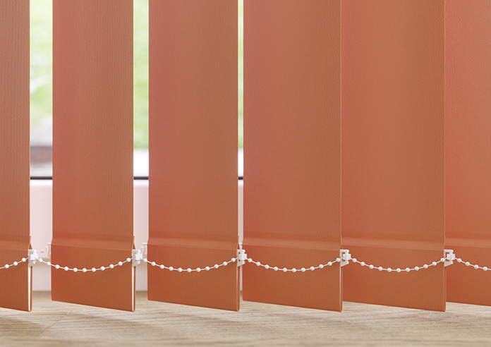 Roma, Orange Tiger - Vertical Blind Slats - Image 3